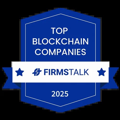 Top Blockchain Company 2025 by Firmstalk